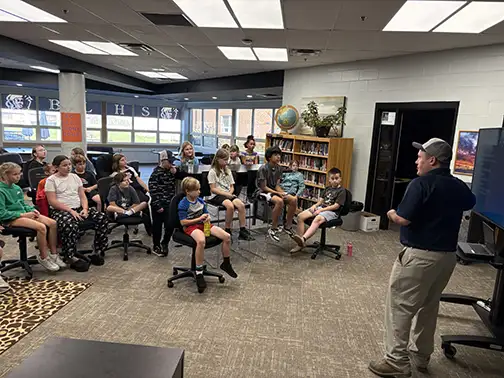 Learning About Lakes and Fish: Benjamin Logan Environmental Science Club Explores Aquatic Ecosystems