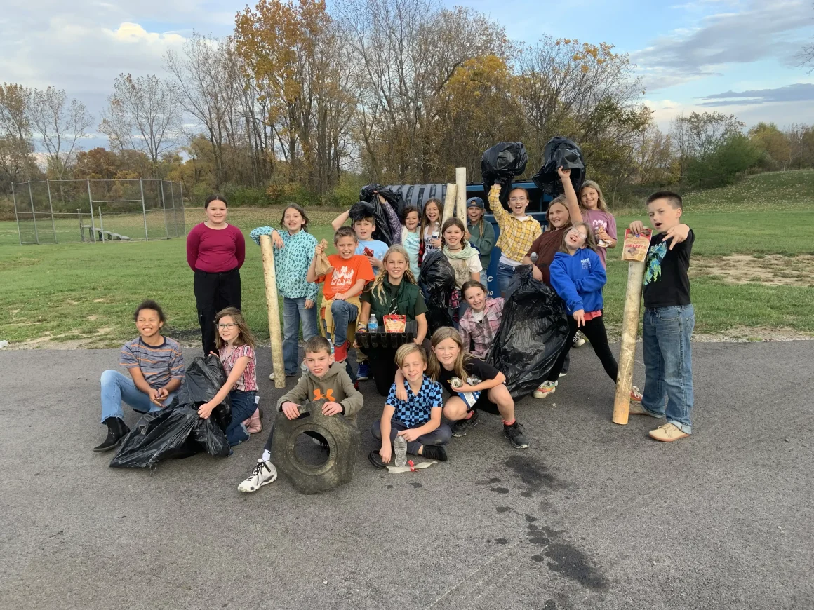 Hands-On Conservation: Benjamin Logan Environmental Science Club Tackles Campus Cleanup and Invasive Plants